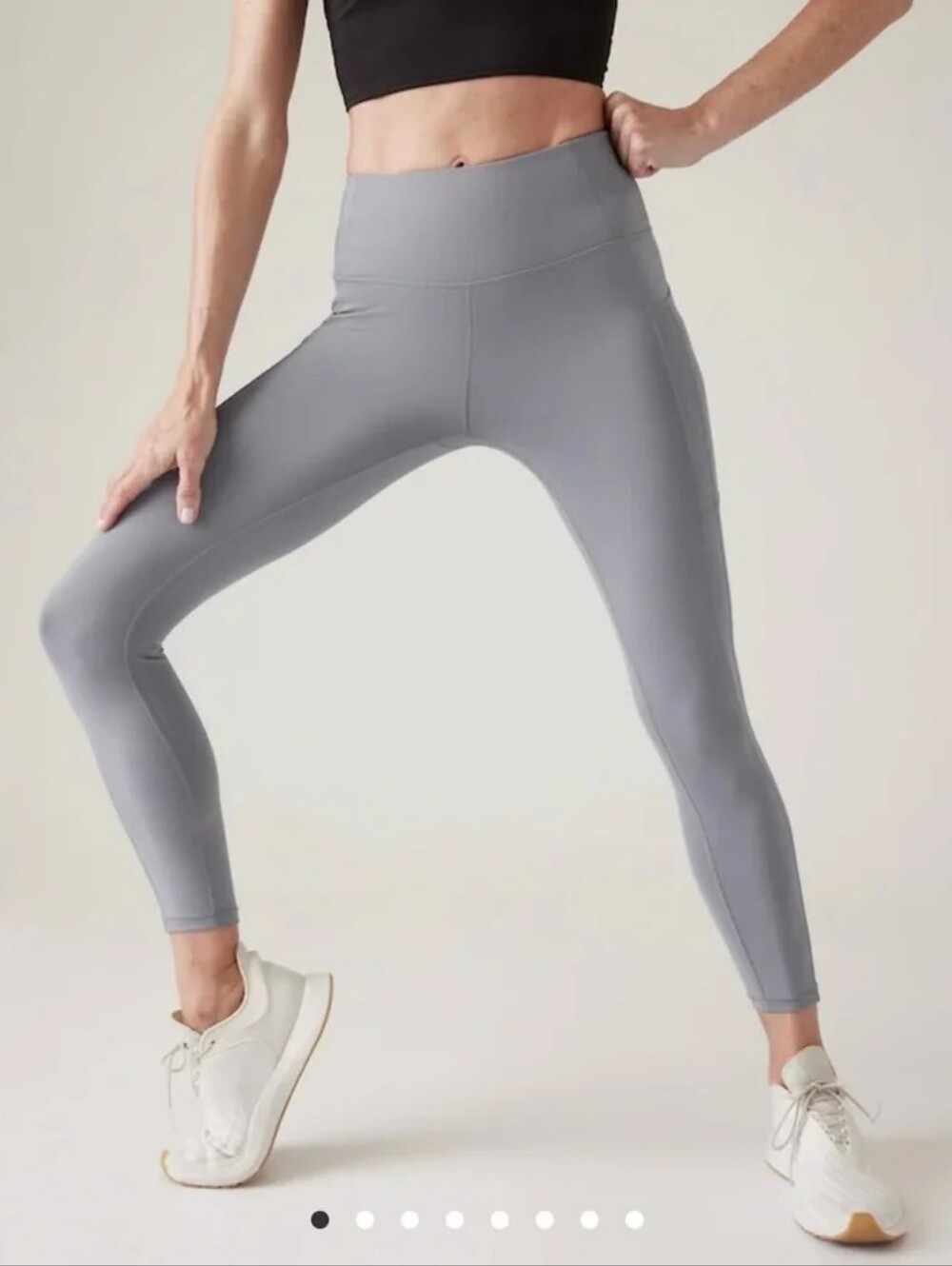 Athleta Ultimate Stash High Rise 7/8 Legging Magnet Grey Size Small